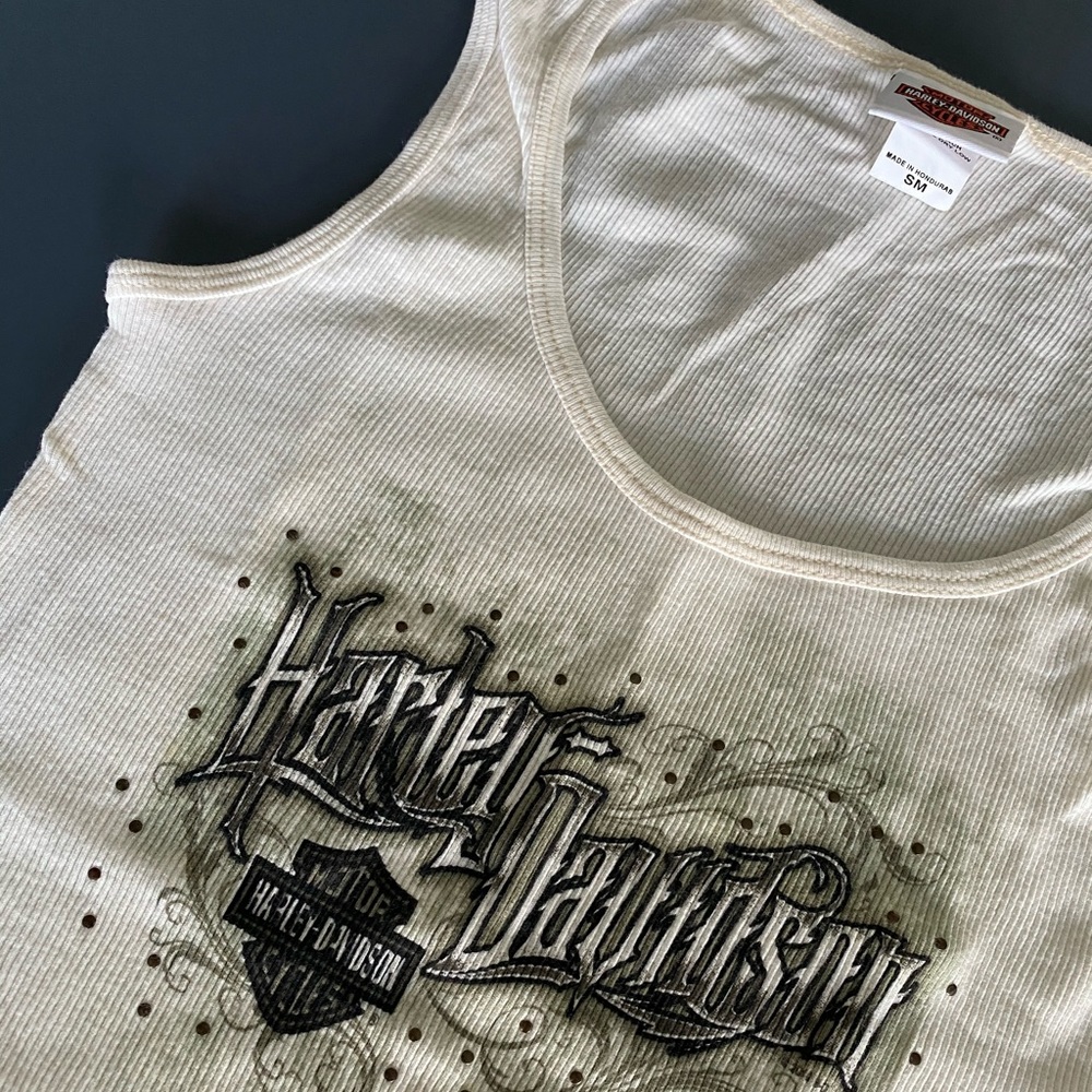 Harley Davidson White T Shirt